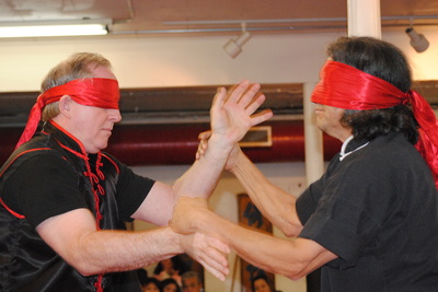Wing Chun blind fold Chi Sau